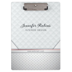 Luxury Diamond Shapes Clipboard