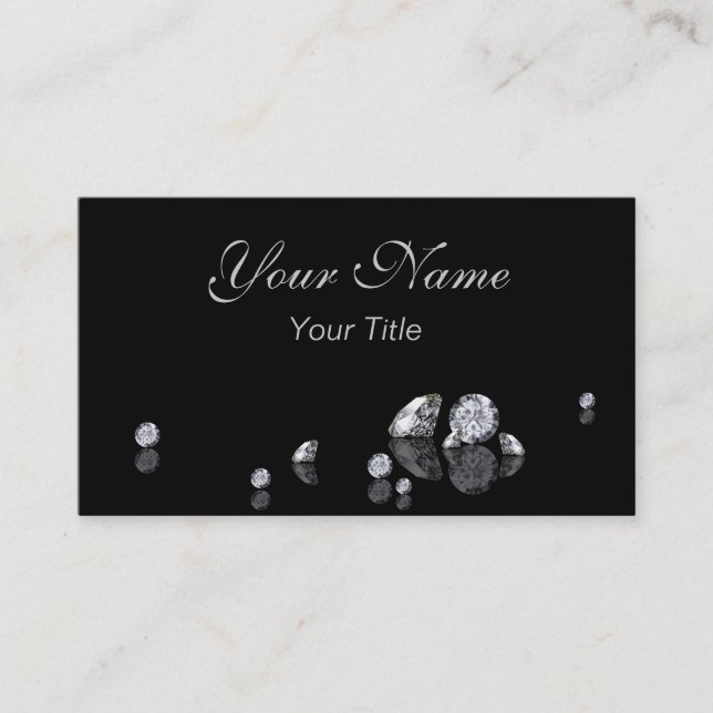 Luxury Diamonds Business Card (Front)