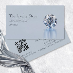 Luxury Diamonds Jeweler Jewelry Store Business Card