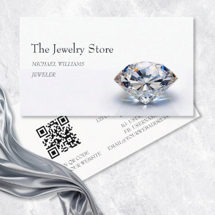 Luxury Diamonds Jeweller Jewellery Store Business Card