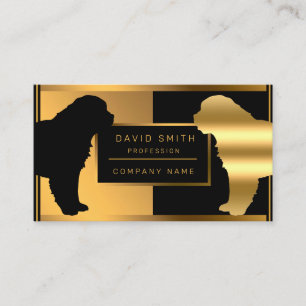 Luxury Dog Walker And Veterinarian Add Your Text Business Card
