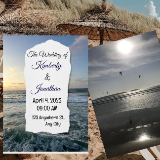 Luxury Dried Palm Wedding Invites PRINTED | Boho