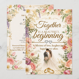 Luxury Editable 5x7 Card for wedding invitation