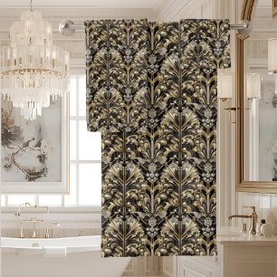 Luxury & Elegance Art Deco Black & Gold Bath Towel Set