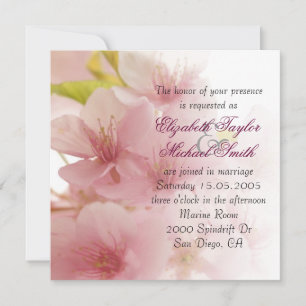 Luxury Elegant Bloom Spring Bouquet Wedding Invite