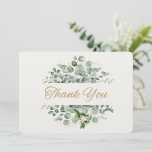 Luxury Elegant Business Real Estate Thank You   Card