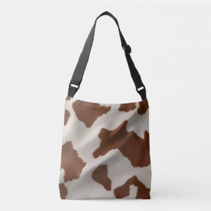 Luxury Elegant Faux Cow Leather Popular Collection Crossbody Bag