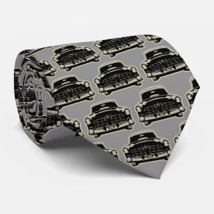 Luxury Elegant Modern Black Gold Car Tie