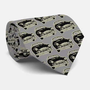 Luxury Elegant Modern Black Gold Car Tie