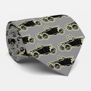 Luxury Elegant Modern Black Gold Car Tie