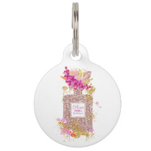 Luxury Elegant Perfume Pet Tag