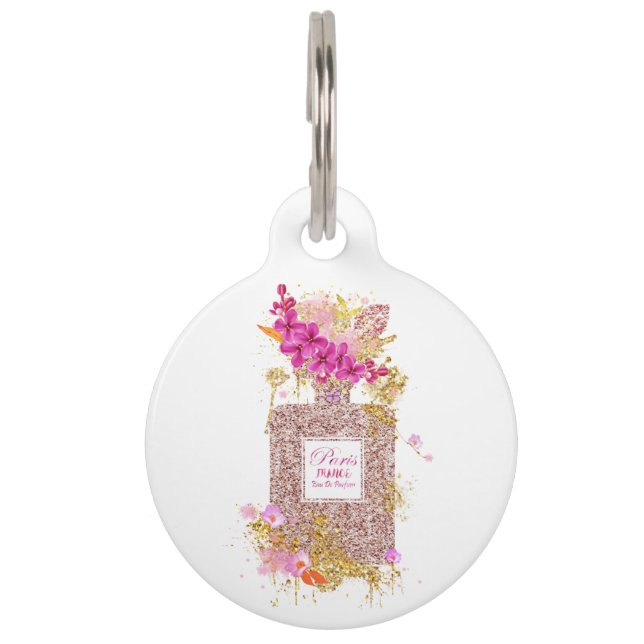 Luxury Elegant Perfume  Pet Tag (Front)