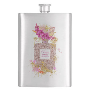 Luxury Elegant Pink Glitter Perfume Flask