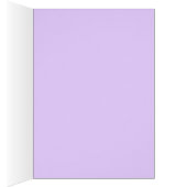Luxury Elegant Purple Floral Swirls Thank you card (Inside (Right))
