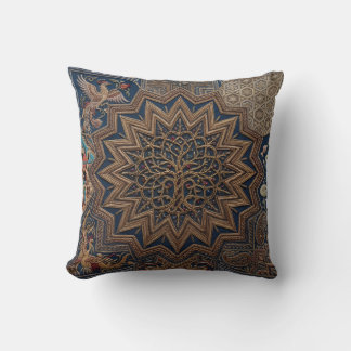 Luxury Embroidered Textile Art – Tree of Life, Lot Cushion