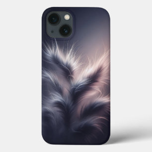 Luxury Ethereal Feather Phone Case - Glowing Soft 