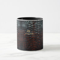 Luxury Executive Monogram Premium Leather