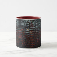 Luxury Executive Monogram Premium Leather