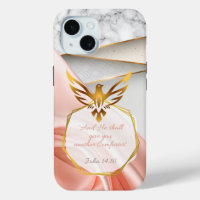 Luxury Faith Pink Satin Marble Gold Dove