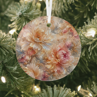 Luxury Fantasy Blooms Glass Tree Decoration