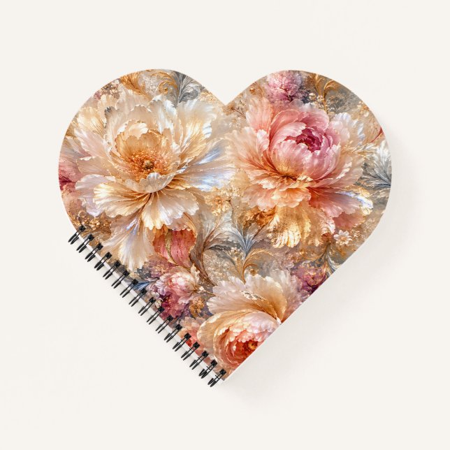 Luxury Fantasy Blooms Notebook (Front)