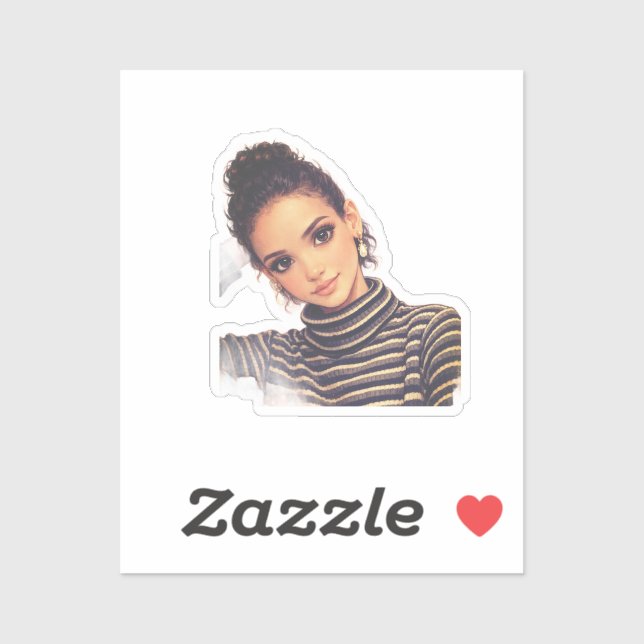 Luxury Fashion Doll – Elegant Porcelain Style  (Sheet)