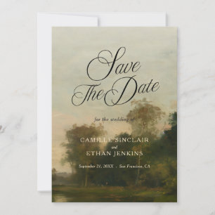 Luxury Fine Art Save the Date Invitation
