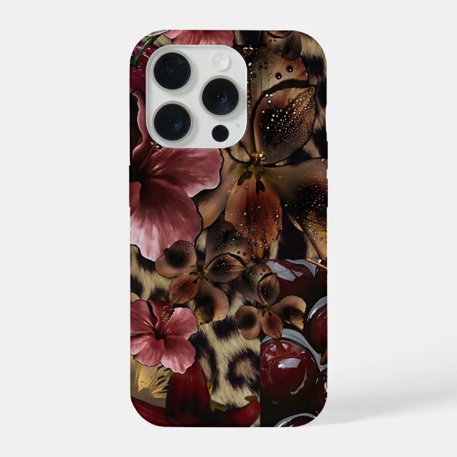 Luxury Floral Aesthetic Phone Case (Back)