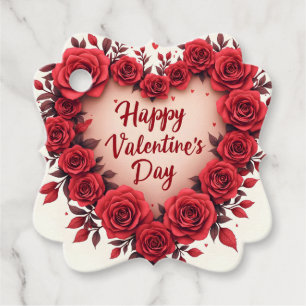 Luxury Floral Beautiful Love Modern Collection Favour Tags
