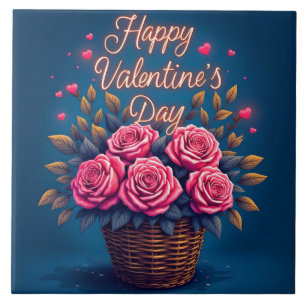 Luxury Floral Beautiful Love Popular Collection Tile