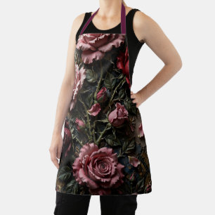 Luxury Floral Decorative Apron
