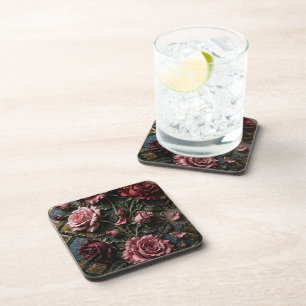 Luxury Floral Decorative Coaster