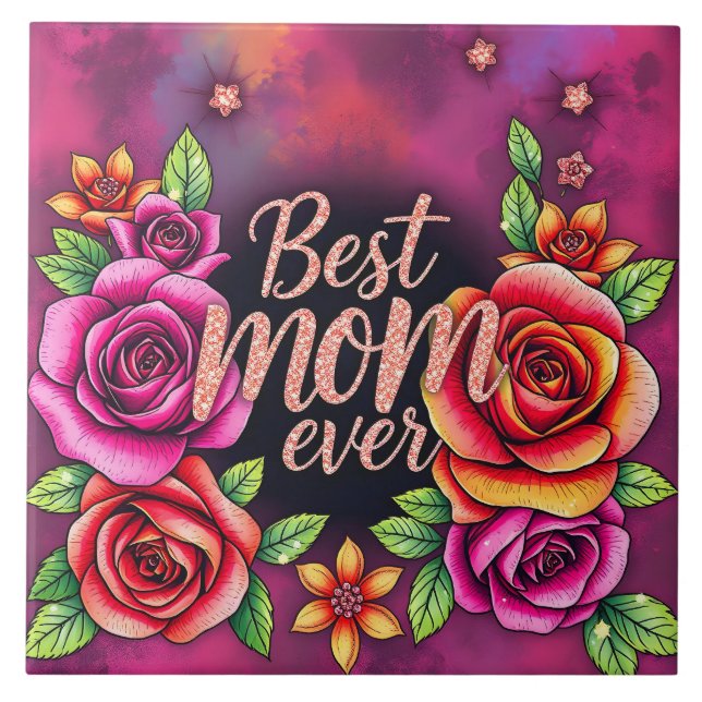 Luxury Floral Modern Gift Collection Tile (Front)