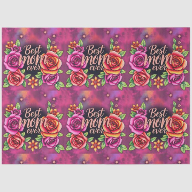 Luxury Floral Modern Gift Collection Tissue Paper (Front)