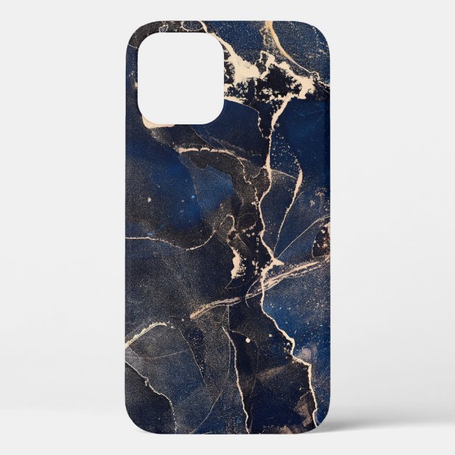 Luxury Fluid Art: Abstract Alcohol-Ink Case-Mate iPhone Case (Back)