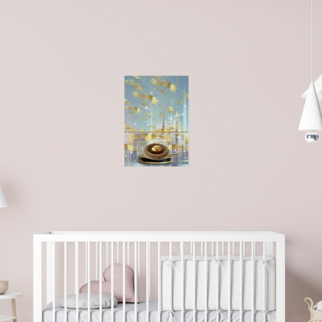  Luxury Foil Easter Card Poster (Nursery 2)