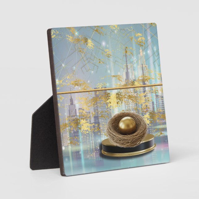  Luxury Foil Easter Card Poster Plaque (Front)