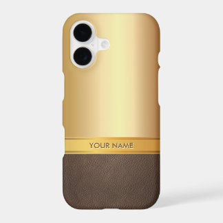 Luxury Foil Gold Custom Name iPhone 7 Plus Case