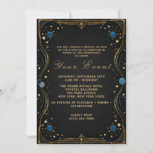 Luxury Formal Party Invitation Night Celebration