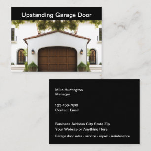 Luxury Garage Door Services  Business Card