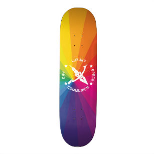 Luxury Gay Space Communism Skateboard