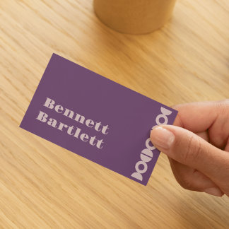 Luxury Geometric Business Card with Custom Name