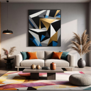 Luxury Geometric Prism Canvas Print