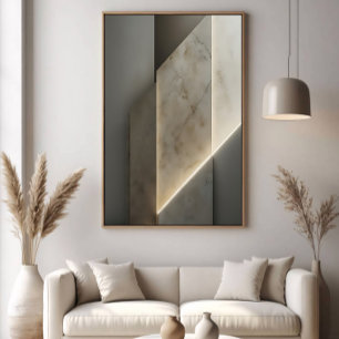 Luxury Geometric Texture Canvas Print