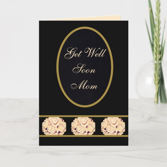 Luxury Get Well Soon Mom Card (Front)