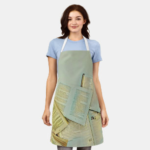 Luxury gifts for book lovers apron