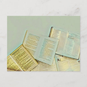 Luxury gifts for book lovers postcard