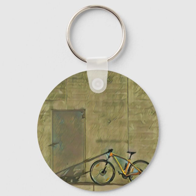 Luxury gifts for cyclists key ring (Front)