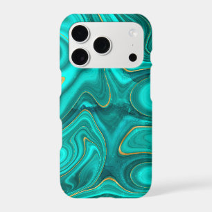 Luxury Glam Turquoise Bright Abstract Pattern