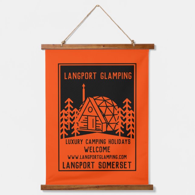 Luxury Glamping Hanging Tapestry (Front)